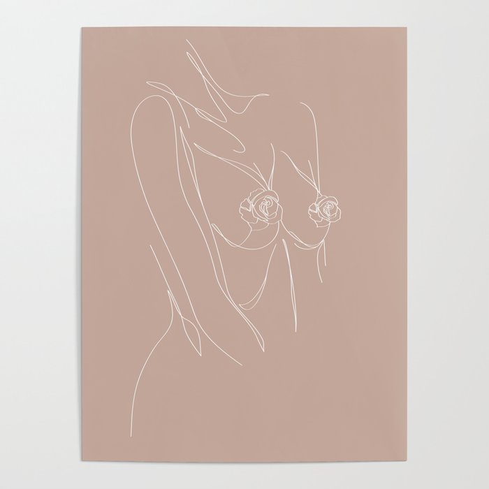 Rose Nude Poster