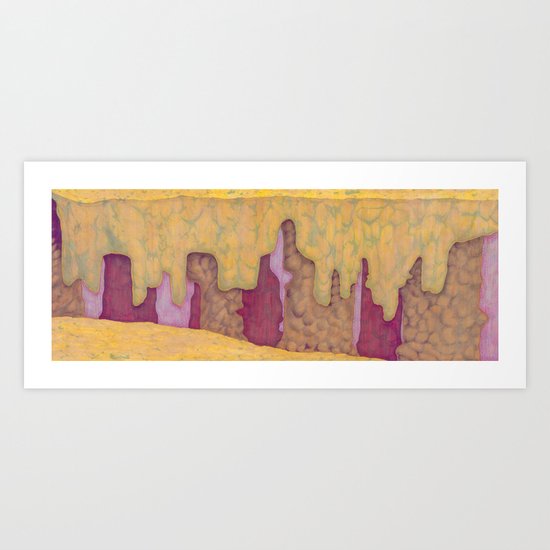 Multicolor Canyon Art Print