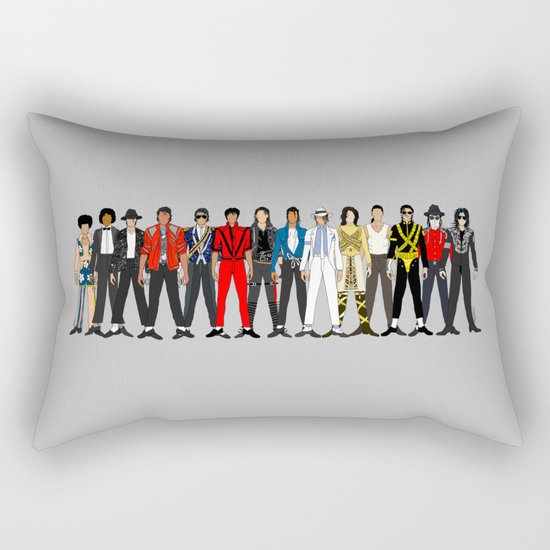 Outfits of King MJ Pop Music Rectangular Pillow