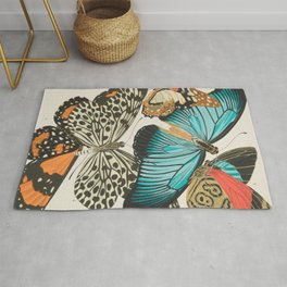 Butterfly Print by E.A. Seguy, 1925 #2 Rug