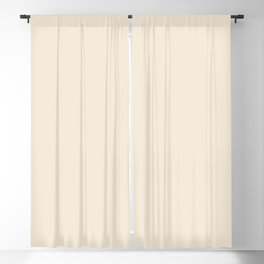 Comfy Linen Off-White Solid Color Accent Shade / Hue Matches Sherwin Williams Summer White SW 7557 Blackout Curtain