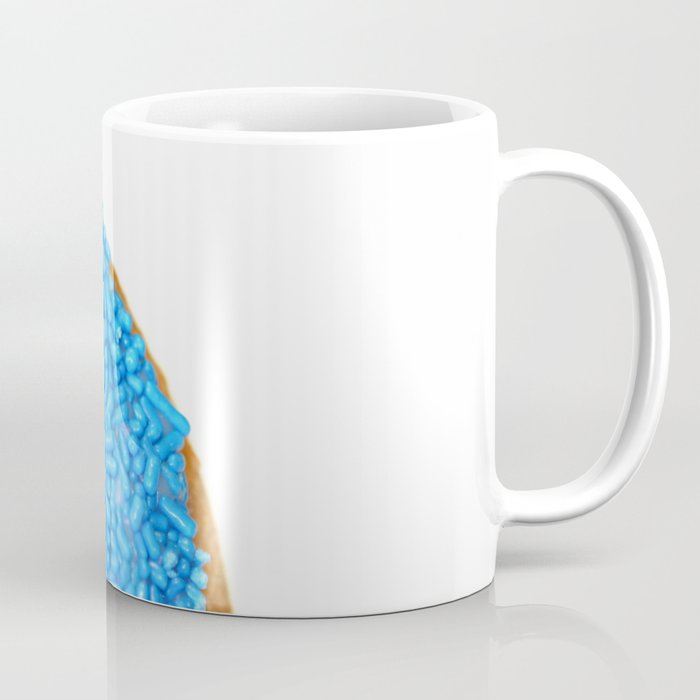 Blue Doughnut Coffee Mug