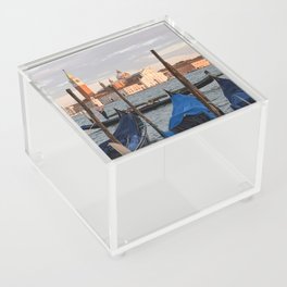 Gondolier on the Lagoon - Venice, Italy Acrylic Box