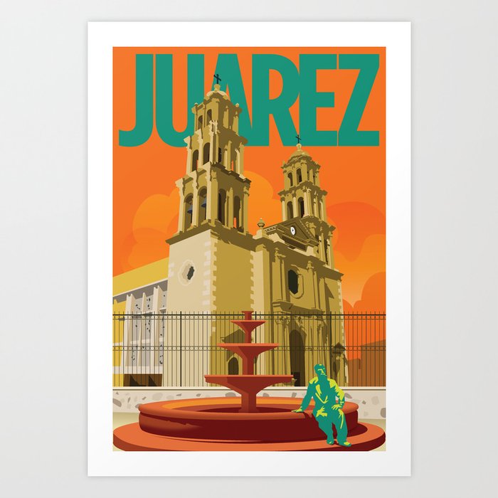 Catedral de Juarez Art Print