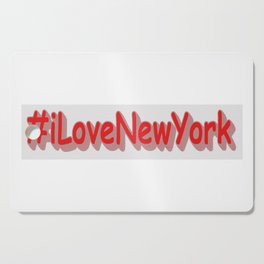 "#iLoveNewYork" Cute Design. Buy Now Cutting Board