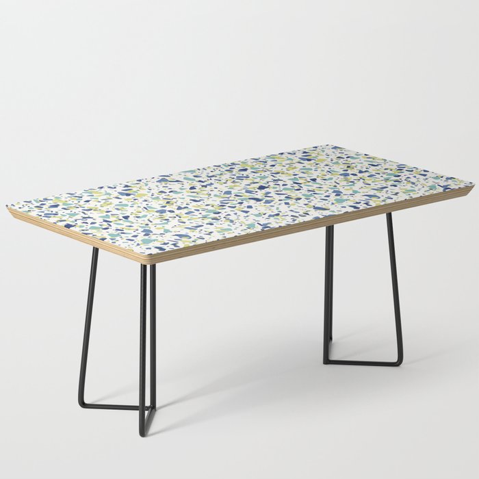 Terrazo in Blue, green and citron Coffee Table