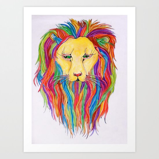 Dandy Lion Art Print