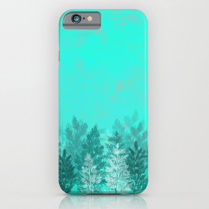 Winter Pine Trees iPhone Case