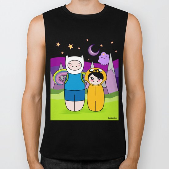 Kokeshis Finn&Jake Biker Tank