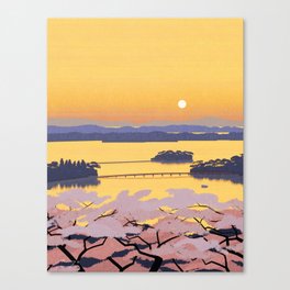 Cherry Blossoms in the Bay (2022) Canvas Print