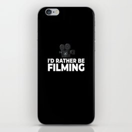Film Director Filmmaker Filming Camera Filmmaking iPhone Skin