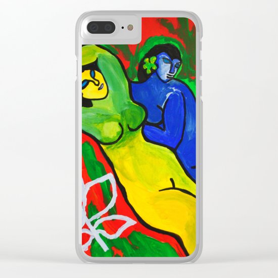 Goddesses Clear iPhone Case