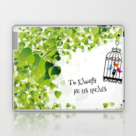 Το κλουβί με τις τρελές (the cage with the crazy girls) Laptop & iPad Skin