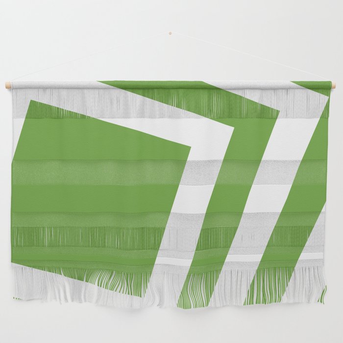 Green squares background Wall Hanging