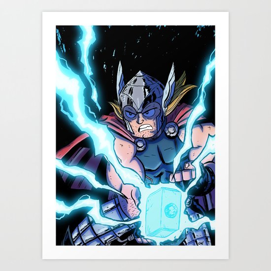 The Mighty THOR! Art Print