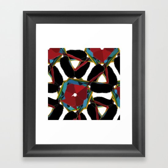 Floral Madness Framed Art Print