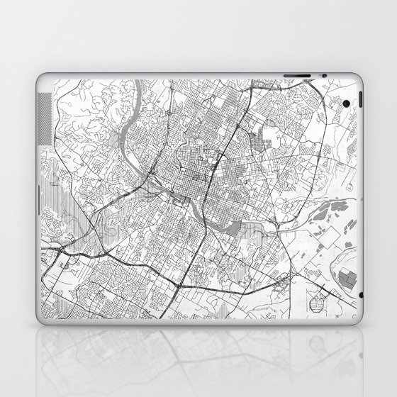 Austin Map Line Laptop & iPad Skin