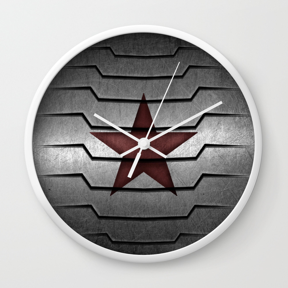 Winter Soldier Arm Wall Clock By Humblebee Society6