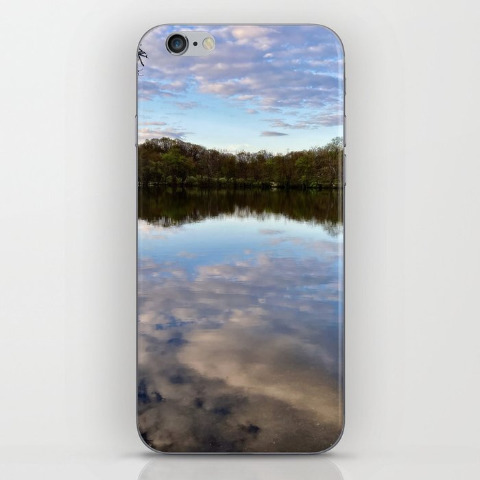Clouds on the Lake and Sky iPhone Skin