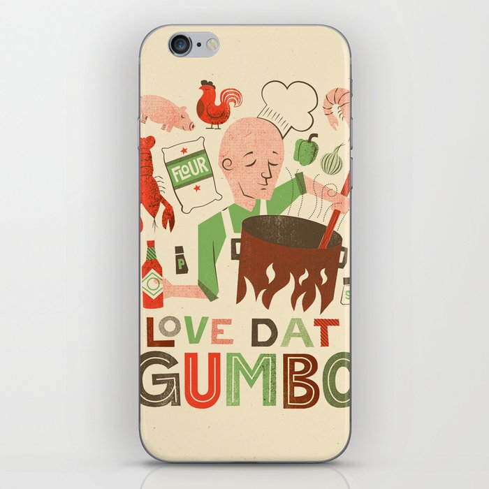 Love Dat Gumbo iPhone Skin