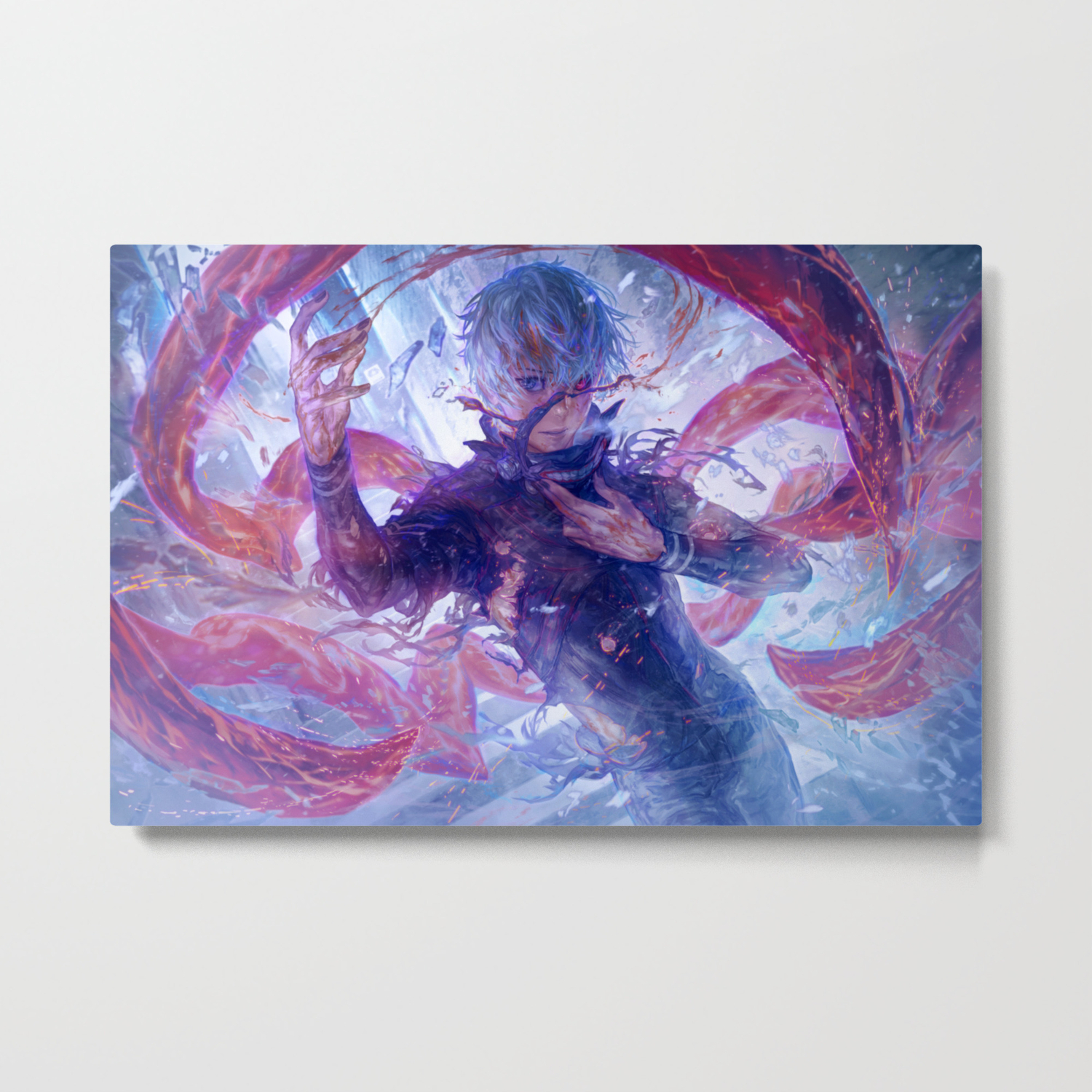 Tokyo Ghoul Kaneki Ken Metal Print By Muddymelly Society6