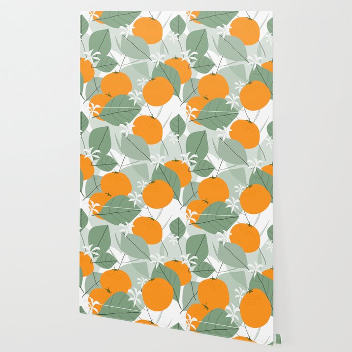 Oranges Wallpaper By Mirimo Society6