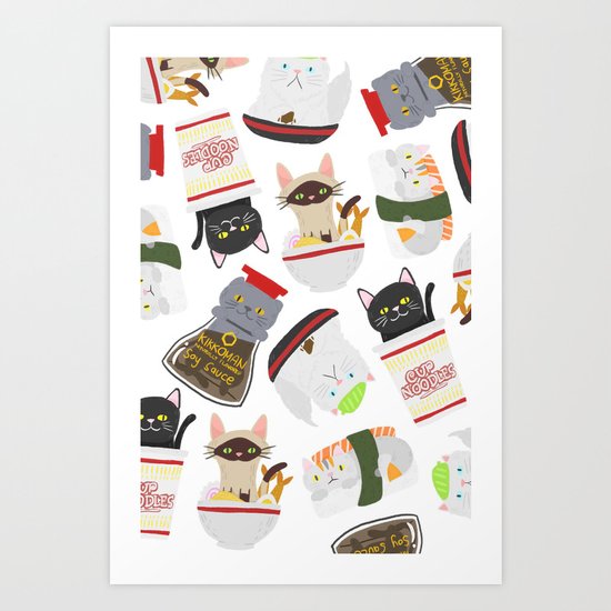 Neko Art Print