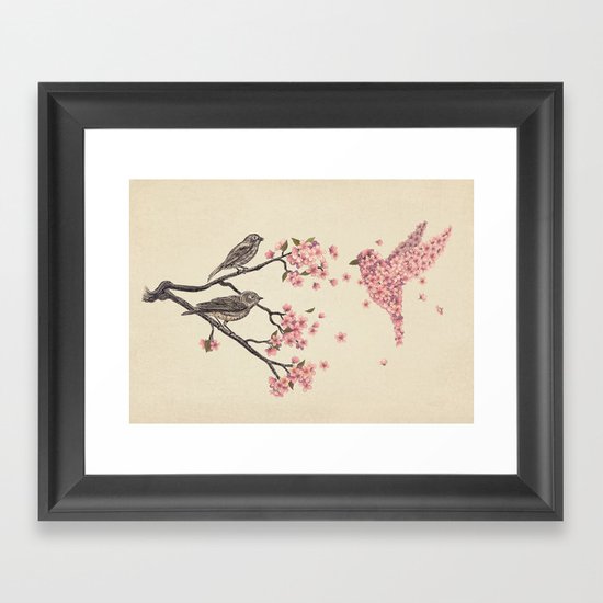 Blossom Bird Framed Art Print