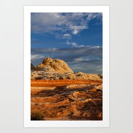 White Pocket, Vermilion Cliffs - I Art Print | Arizona, Sandstone, Southwest, Remote, Vermilioncliffs, Landscape, Texture, Golden Hour, Whitepocket, Photo 
