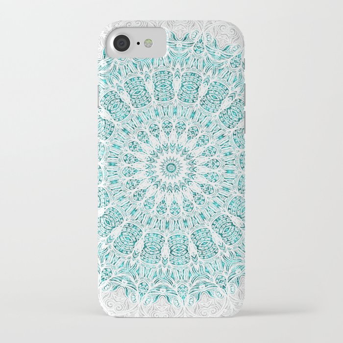 a glittering mandala iphone case