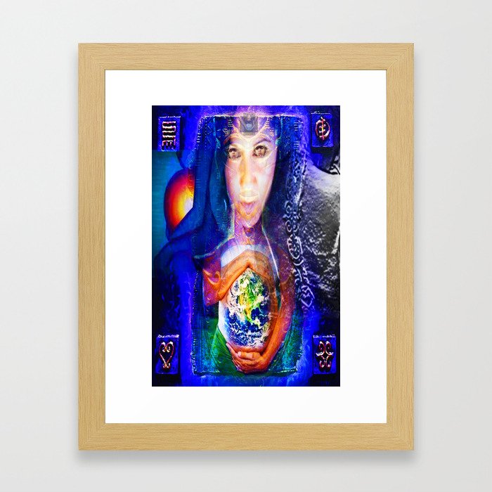 The Mother of US all Framed Art Print