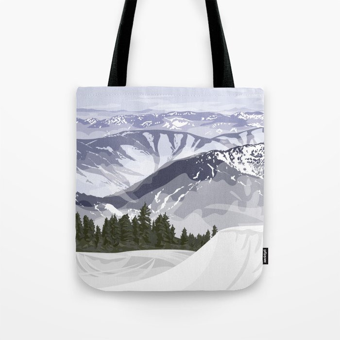 View From Timberline Tote Bag