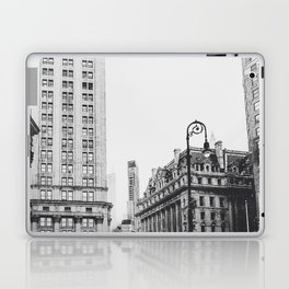 New York City | Architecture in NYC | Black and White Film Style Laptop Skin