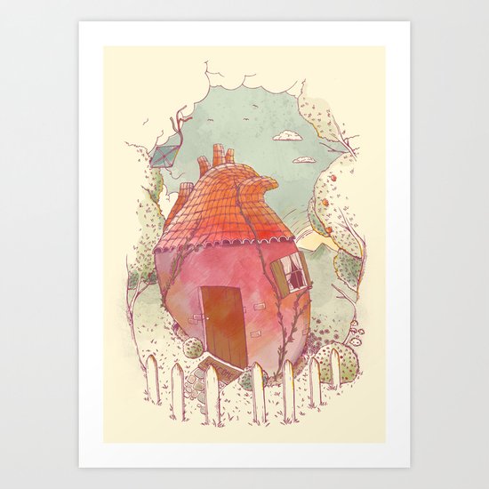 Home Is Where Your Heart Is Art Print