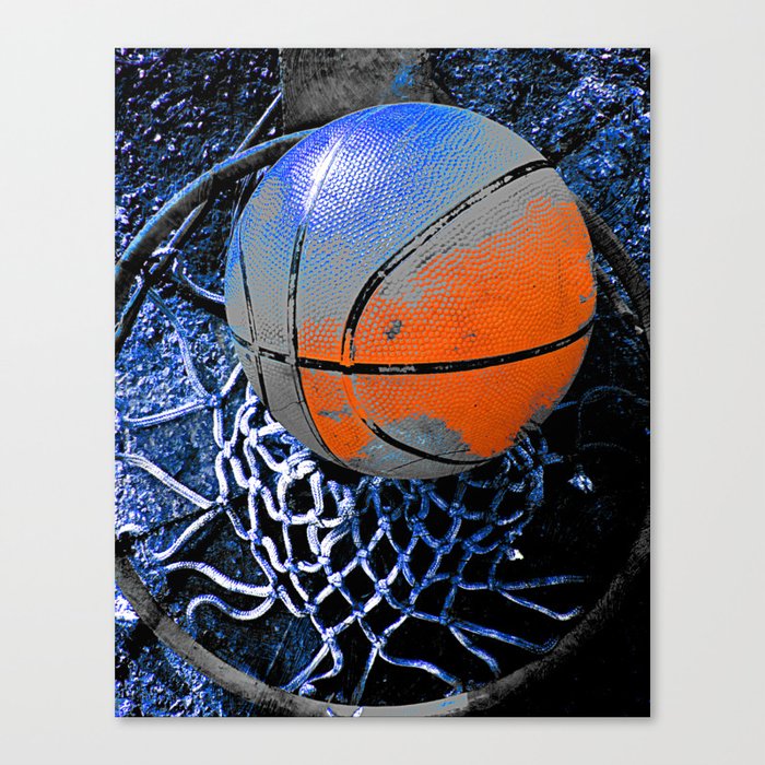 basketball print variant 3 Canvas Print