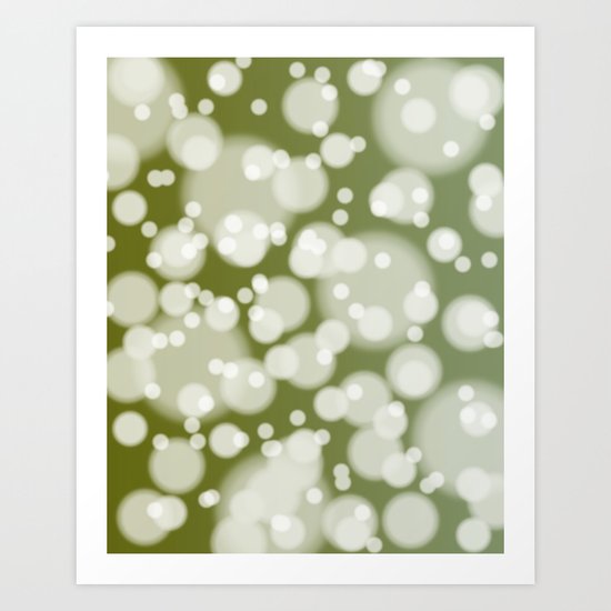 Dark Green Art Print