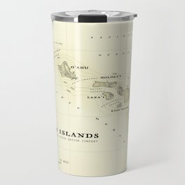 Hawaiian Islands [vintage inspired] map print Travel Mug