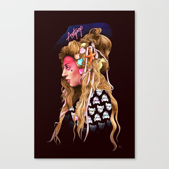 Neon Artpop Canvas Print