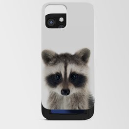 Baby Racoon iPhone Card Case