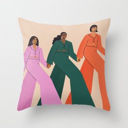 Together We Rise Throw Pillow
