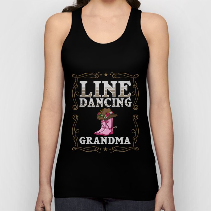 Line Dance Music Song Country Dancing Lessons Tank Top