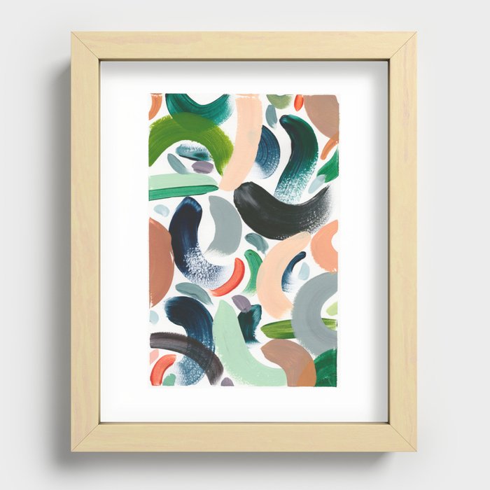 bounce | spring Recessed Framed Print