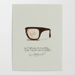 Salvador Allende Lente - TrincheraCreativ Poster