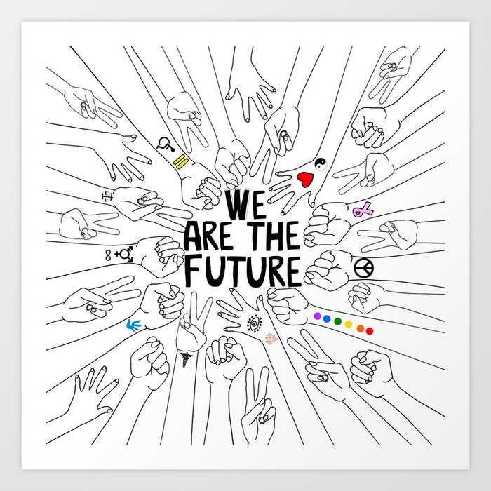We Are The Future Tattoos Part 2 Art Print