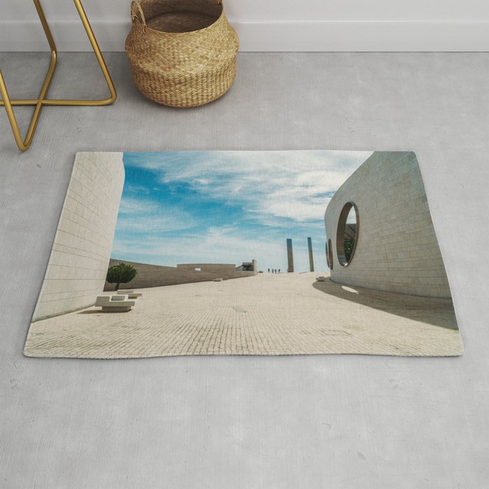 Champalimaud Foundation Centre For The Unknown, Wall Art Print, Modern Architecture Art Rug