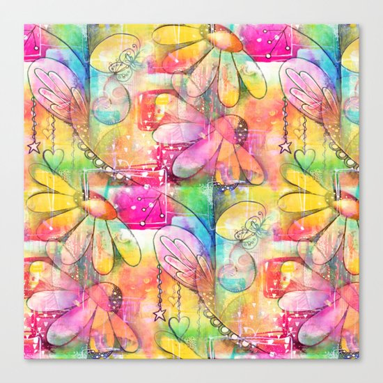 Flowers Dreams Canvas Print