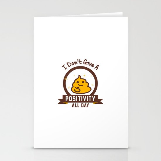I Don't Give a Shit :) Stationery Cards