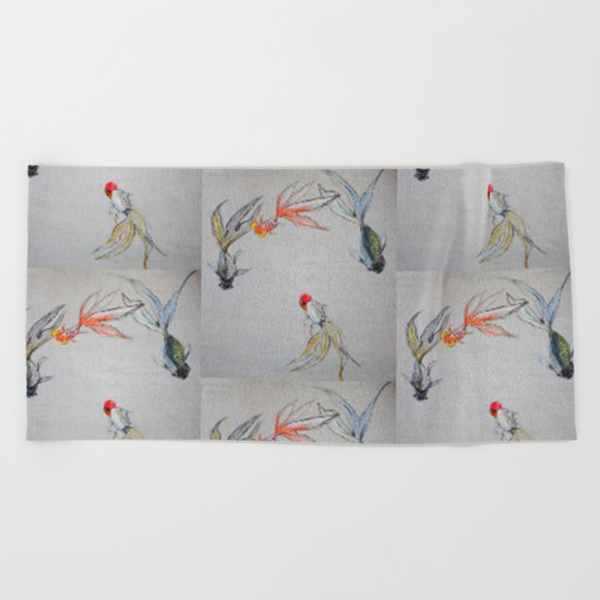 Goldfish Pond (close up #8) Beach Towel