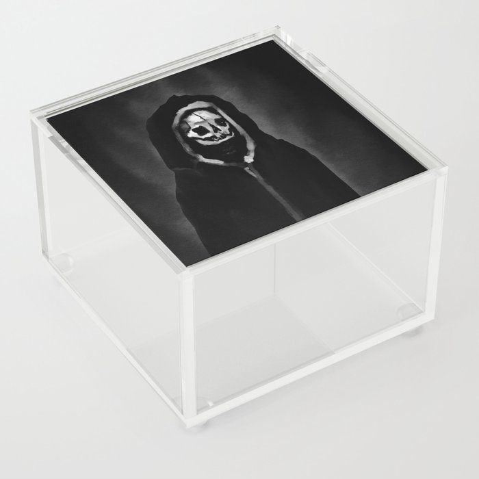 Skull Dark Memento Mori Acrylic Box