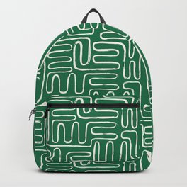 Amazon Green Boho Labyrinth  Backpack